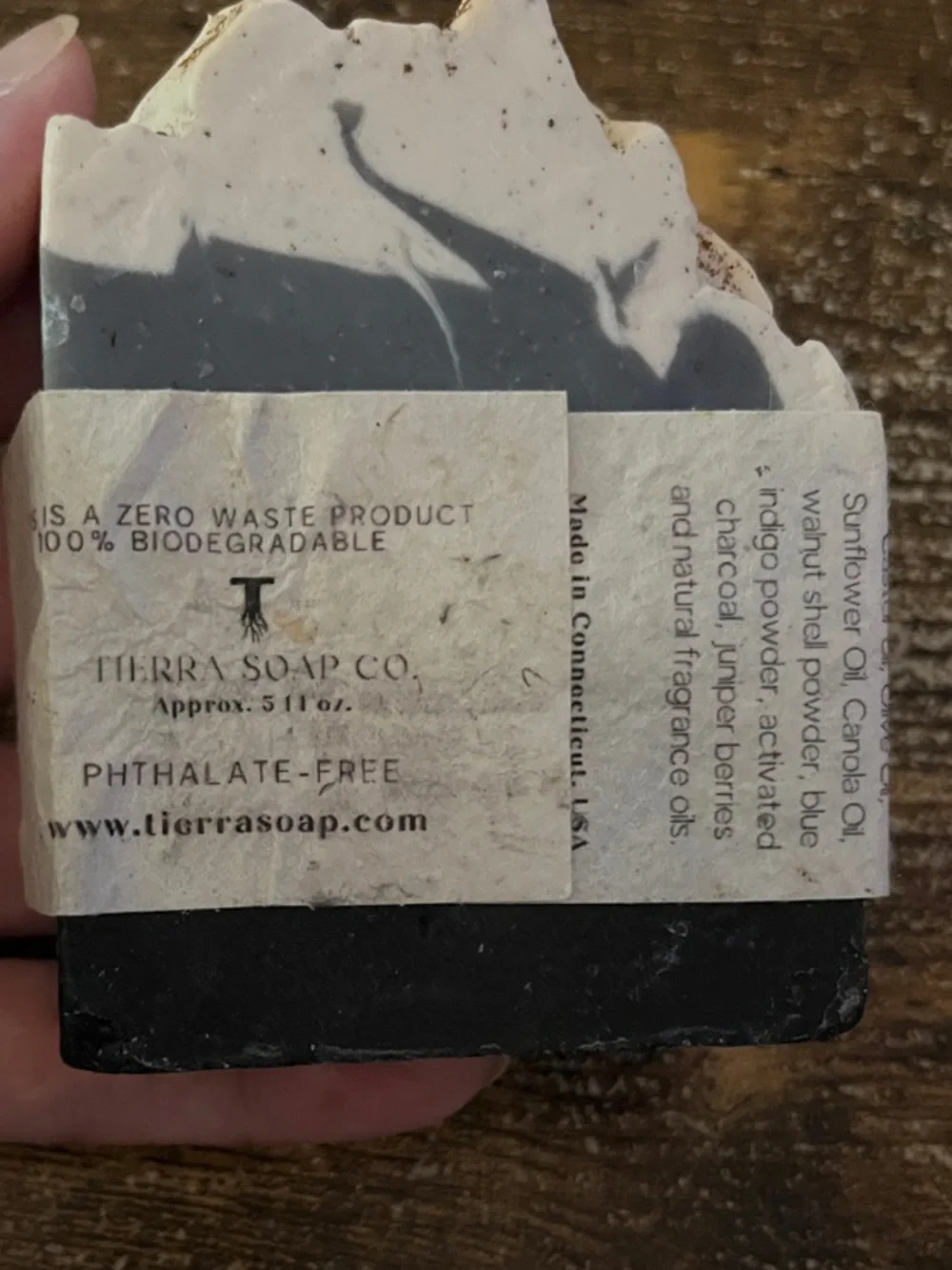 Stormy Weather Soap - Black & Cream